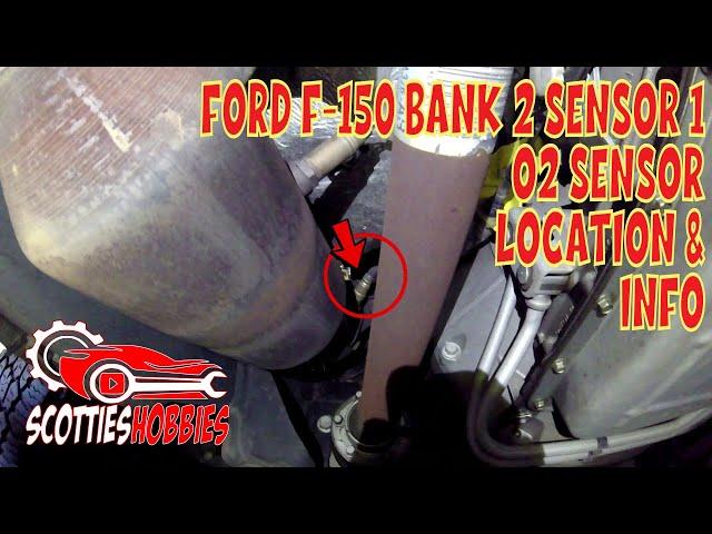  Ford F150: Bank 2 Sensor 1 (Upstream) O2 Sensor Location & info 