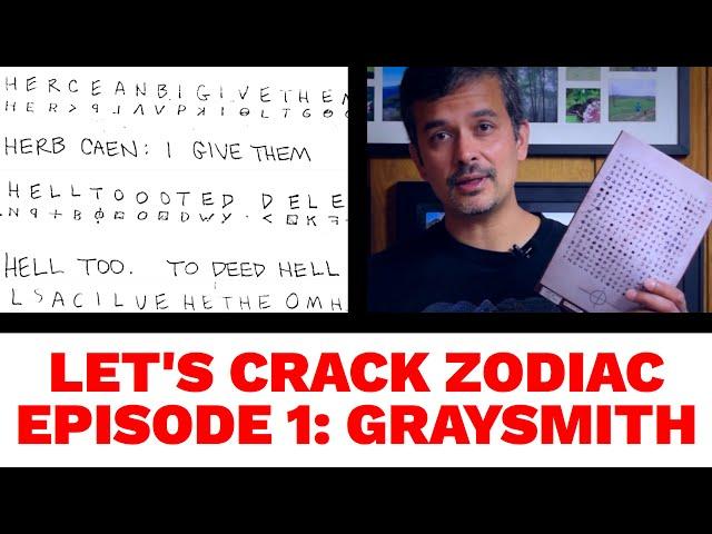 Let's Crack Zodiac - Episode 1 - Graysmith