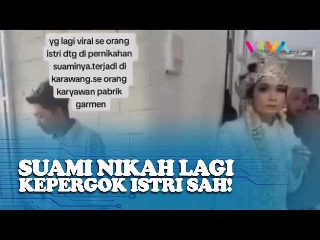 Viral Istri Sah Pergoki Suami Diduga Nikah Lagi dengan Wanita Lain