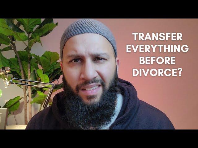 Transfer or Hide Money Before DIVORCE? - Dissipation