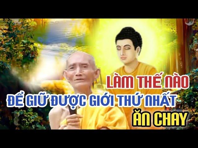 LÀM THẾ NÀO ĐỂ GIỮ ĐƯỢC GIỚI THỨ NHẤT ĂN CHAY - HT THÍCH GIÁC KHANG