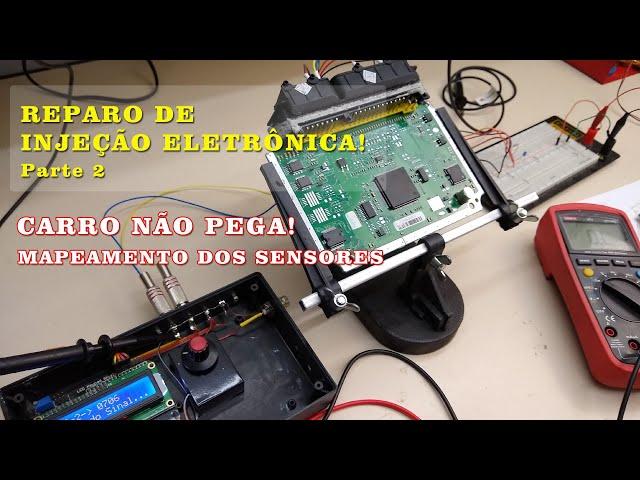 Reparo de Injeção Eletrônica - Parte 2 - Carro não pega. Mapeamento de sensores