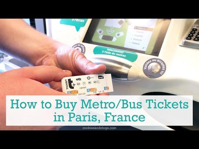 How to Buy Metro Tickets in Paris, France