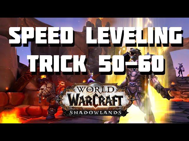 Shadowlands FASTEST Way to Level Alts 50-60 Exploit Trick Guide WoW *FIXED*