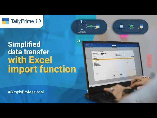 TallyPrime 4.0 | Seamlessly import data from MS Excel or XML