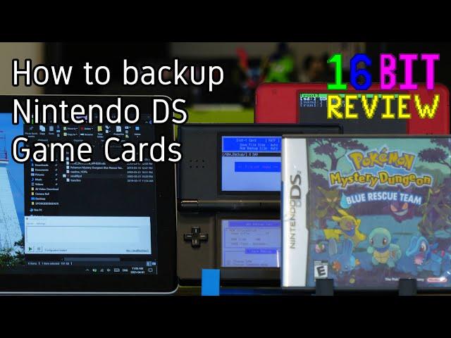 How to backup Nintendo DS Game Cards - 16 Bit Guide