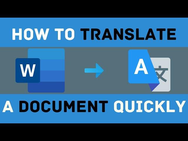 How To Translate Any Document Quickly Using Google Translate