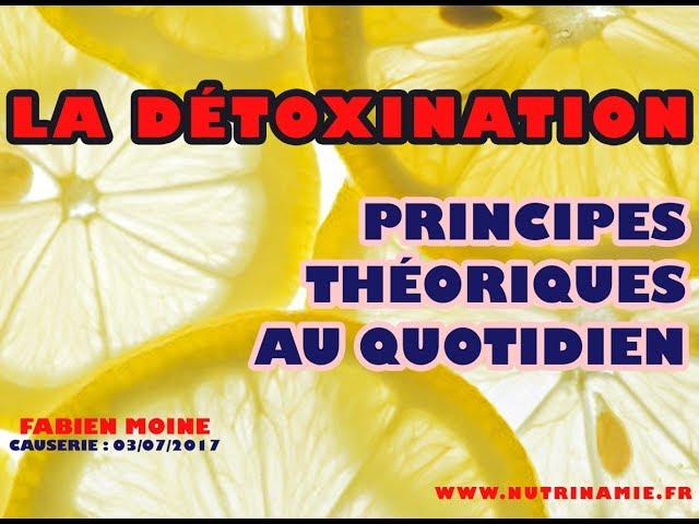 Détoxination : principes théoriques au quotidien (Fabien Moine)