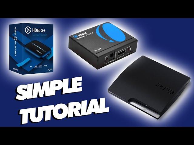 How to connect PS3 With elgato HD60 S+ Easy How To #Tutorial