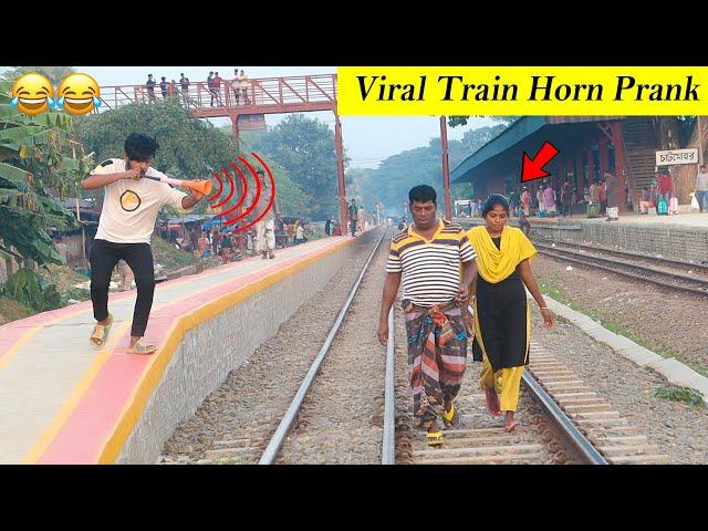 The Funniest Train Horn Pranks 2023! | Update Viral Train Horn Prank | Best Viral Pranks!