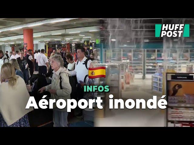 L'aéroport de Palma de Majorque inondé après des pluies diluviennes