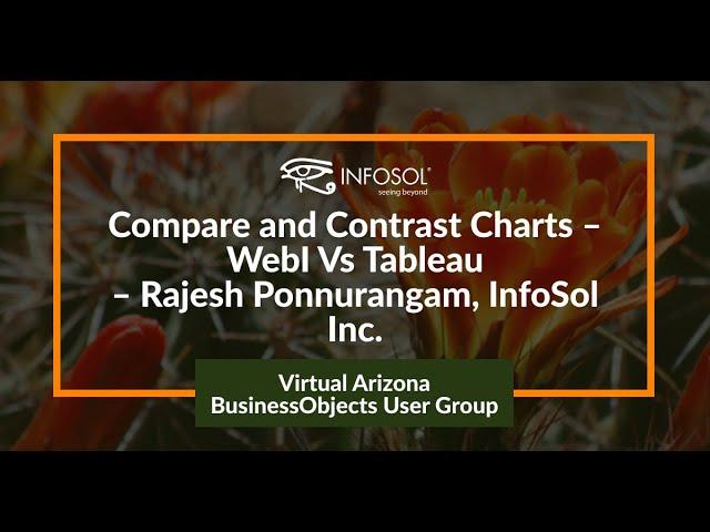 Compare and Contrast Charts – Web Intelligence vs Tableau