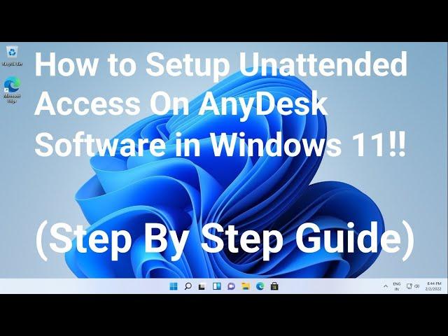 How to Setup Unattended Access On AnyDesk Software in Windows 11 !! AnyDesk Auto Connect !!