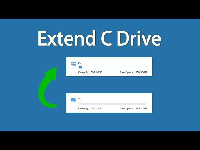 2 Easy Ways to Extend C Drive in Windows 10/8/7