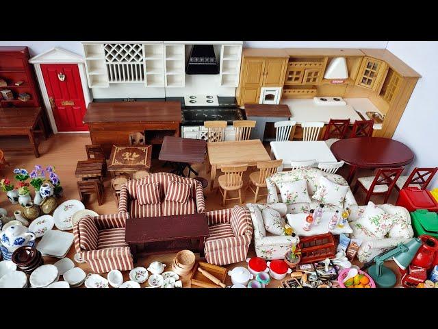 My All Miniature Real Furniture Kitchen Set Collection | MY A To Z Mini Furniture | Part 1