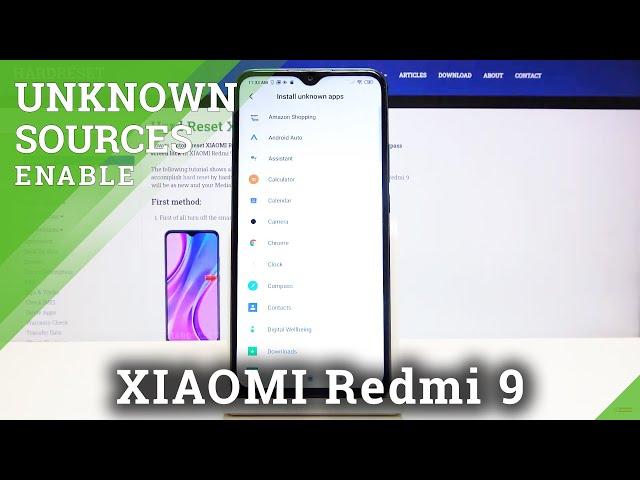 How to Install Unknown Sources in Xiaomi Redmi 9 – Allow Apps from Unknown Sources