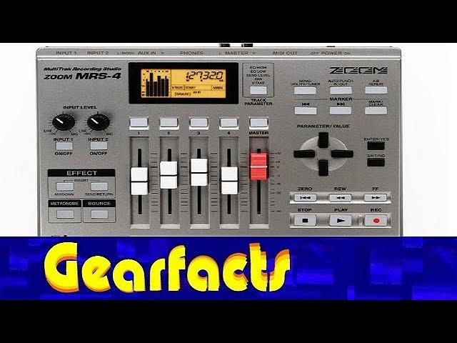 Zoom MRS4 Digital 4-track recorder demo