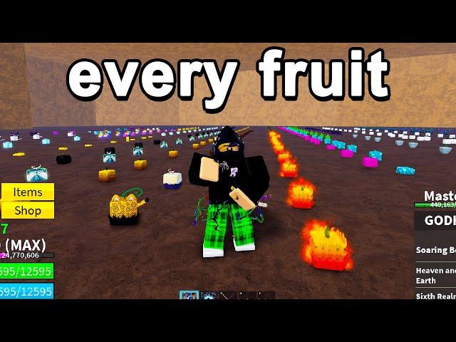 I Rolled 1,000 Fruits in Blox Fruits!