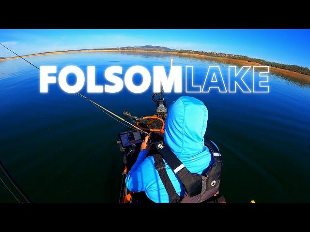 Is FOLSOM LAKE Underrated? | Late Fall Kayak Bass Fishing