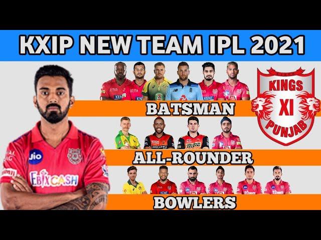 IPL 2021 Kings XI Punjab Full Squad | KXIP Final squad 2021 | Punjab Kings players list ipl 2021