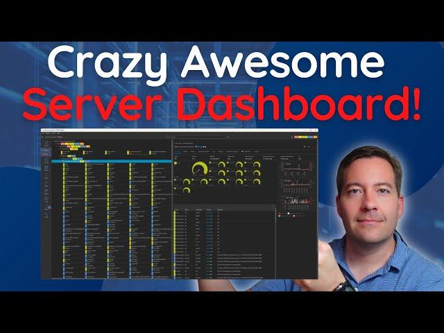 Server Monitoring DASHBOARD for inventory health metrics and alerts