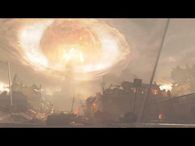 Call of Duty : Modern Warfare Remastered Nuclear Bomb Scene