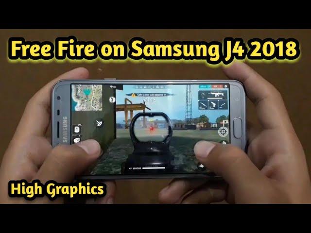 Free Fire Gameplay on Samsung J4 2018