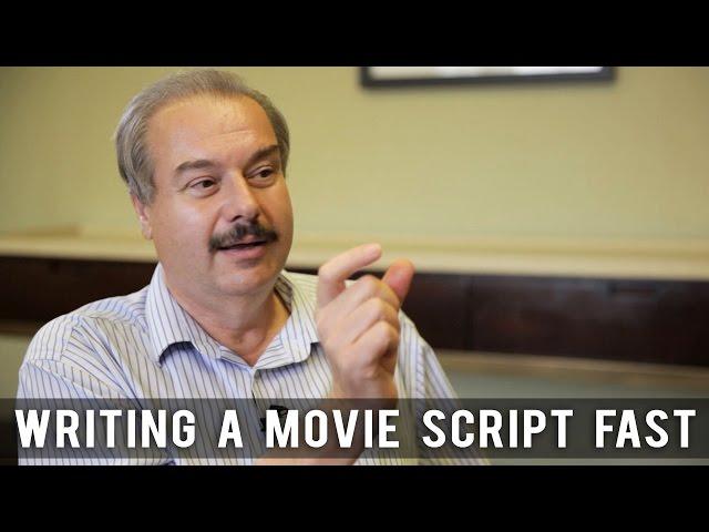 Writing A Movie Script Fast by William C. Martell