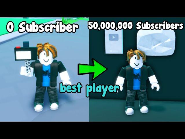 Got 50,000,000 Subscribers In YouTube Simulator X! Became Best Player! Roblox