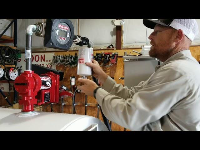 How to Change a Bulk Fuel Tank Filter