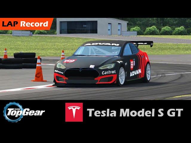 BBC Top Gear Test Track | Tesla Model S GT | LAP RECORD | Assetto Corsa