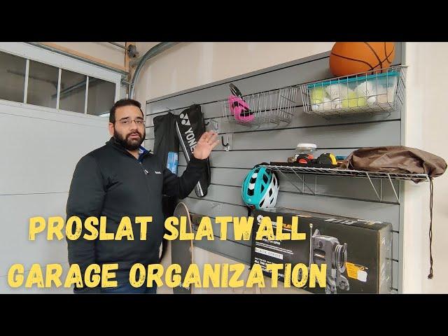 Installing Home Depot Proslat Slatwall Panel | Super Easy Garage Organization