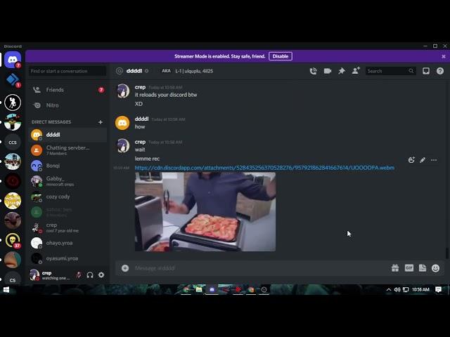 cool video crashes your discord