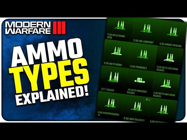 The BEST Ammo Type in Modern Warfare III? | (All Ammunition Explained)