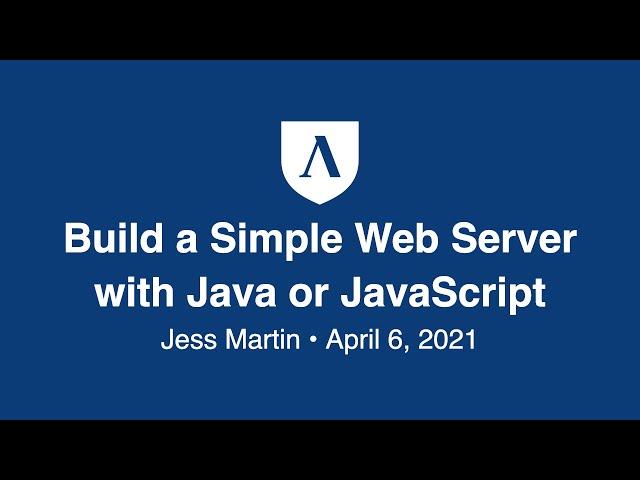 Build a Simple Web Server with Java