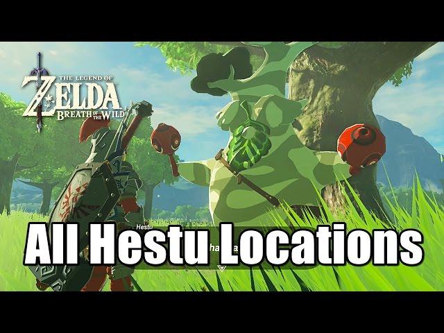 Zelda Breath of the Wild – All Hestu Locations | Item Slot Upgrades Guide