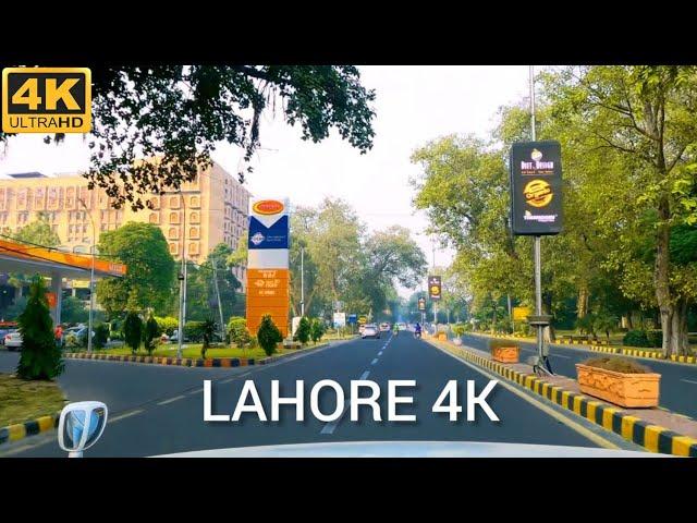 [4K] Drive from Lahore Cantonment to Nishat Hotel - Gulberg | Pakistan