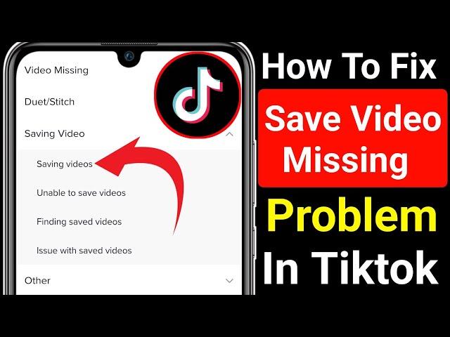 How To Fix Save Video Missing Problem in TikTok || New Update 2022 || How To Find Tiktok Save Video