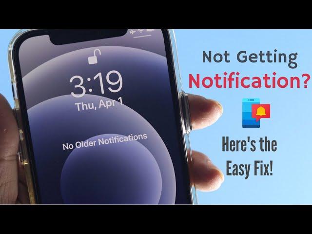 Fix Notifications not working on iPhone iOS 14 (How To)