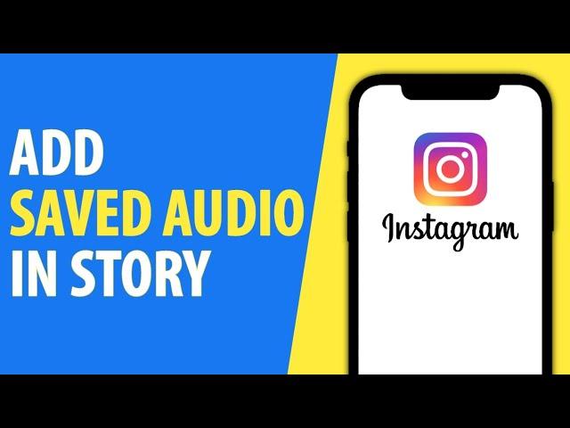 How to Use Saved Audio in Instagram Story | Easy Tutorial (2024)