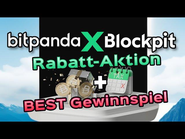  Bitpanda x Blockpit Rabatt-Aktion und $BEST Gewinnspiel! 