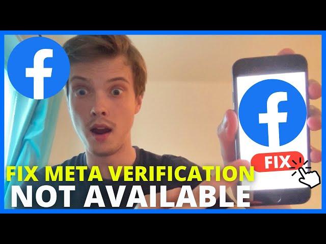 How To Fix Meta Verification Not Available For Facebook (2024)