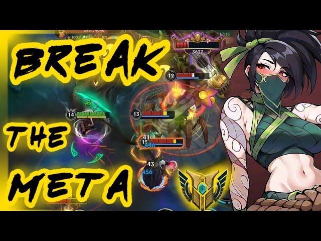 WILD RIFT AKALI BREAKS THE META • 1v5 BARON #akali #wildrift