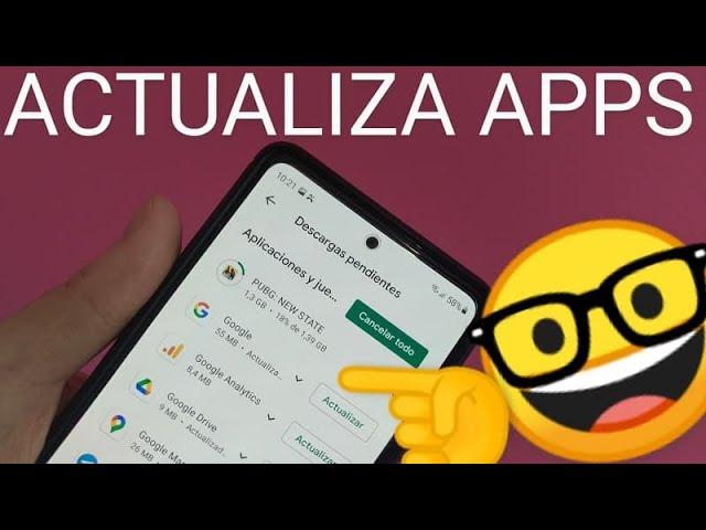  Como ACTUALIZAR TODAS las APLICACIONES desde la PLAY STORE a la ÚLTIMA VERSIÓN FÁCIL y RÁPIDO