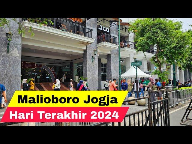 Suasana Malioboro Dan Kota Yogyakarta Terkini Jelang Malam Tahun Baru 2025 | Wisata Jogja Terbaru