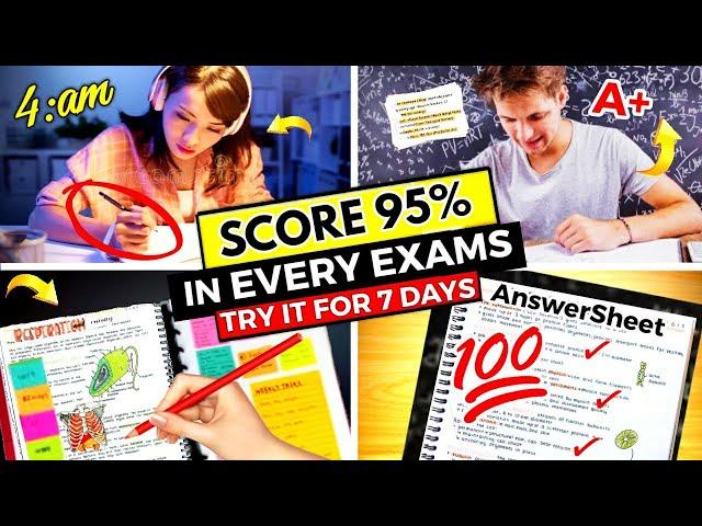 Try This for 7 Days to Score 95%|Class 10 | 3 Month Strategy|Topper’s Study Tips To Crack Any Exam