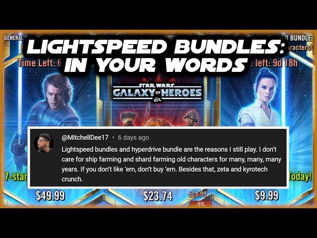 The Truth About Lightspeed Bundles - In Your Own Words!  SWGOH