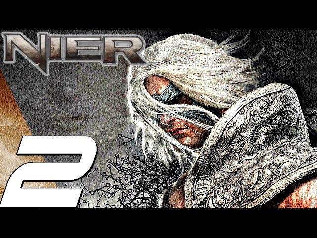 NIER - Gameplay Walkthrough Part 2 - The Lost Shrine & Kaine Boss Fight