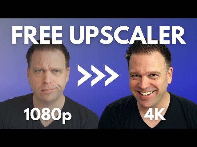 Convert any 1080p screen recording or video to 4K for FREE  (Video2X)