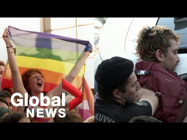 Turkish police shut down Pride parade, detain dozens after arrests in Istanbul